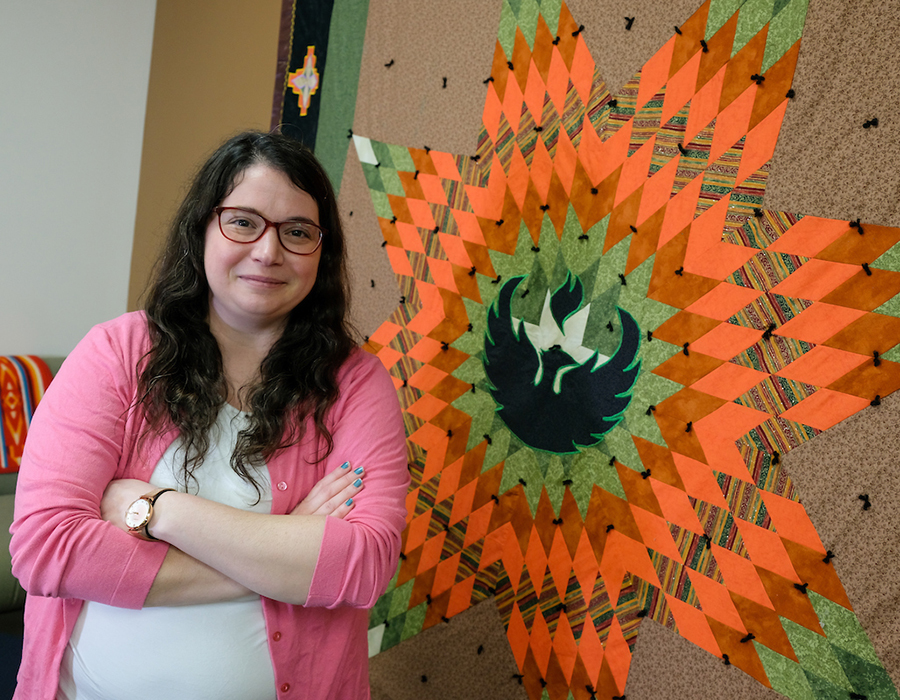 First Nations Education student Jenn Edginton.