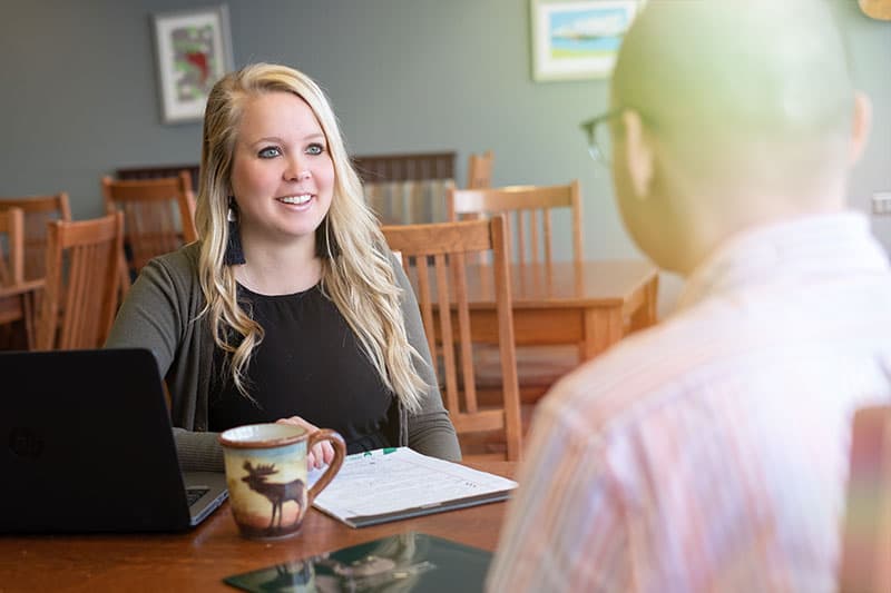 Student success coach advising student