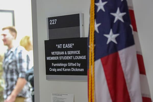 Veteran's Services office entry