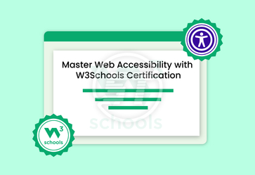 W3Schools Accessibility Certification